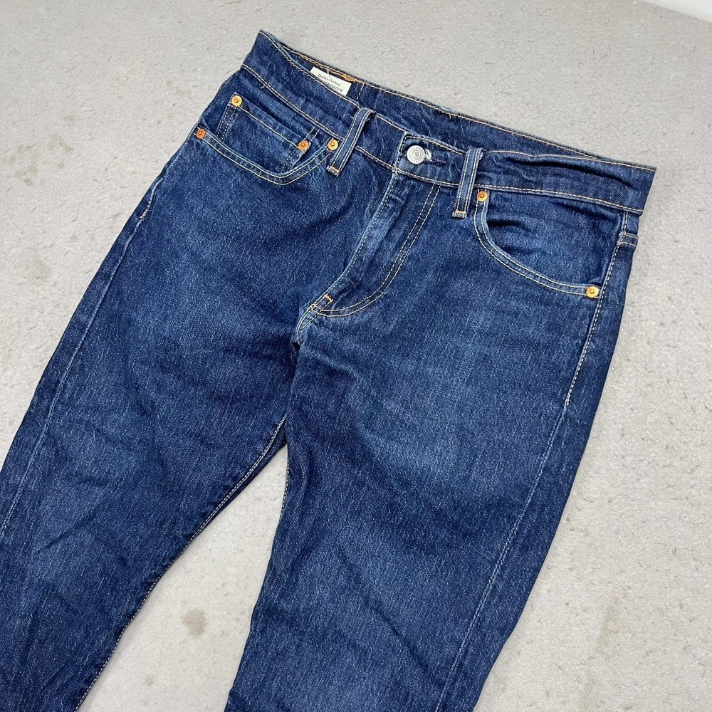 Levis Premium 512 Slim Taper Jeans Mens 31x30 Dark Wash Indigo Denim Pants